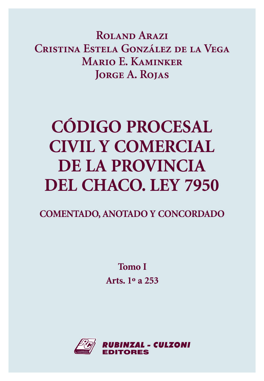 Código Procesal Civil y Comercial de la Provincia del Chaco
