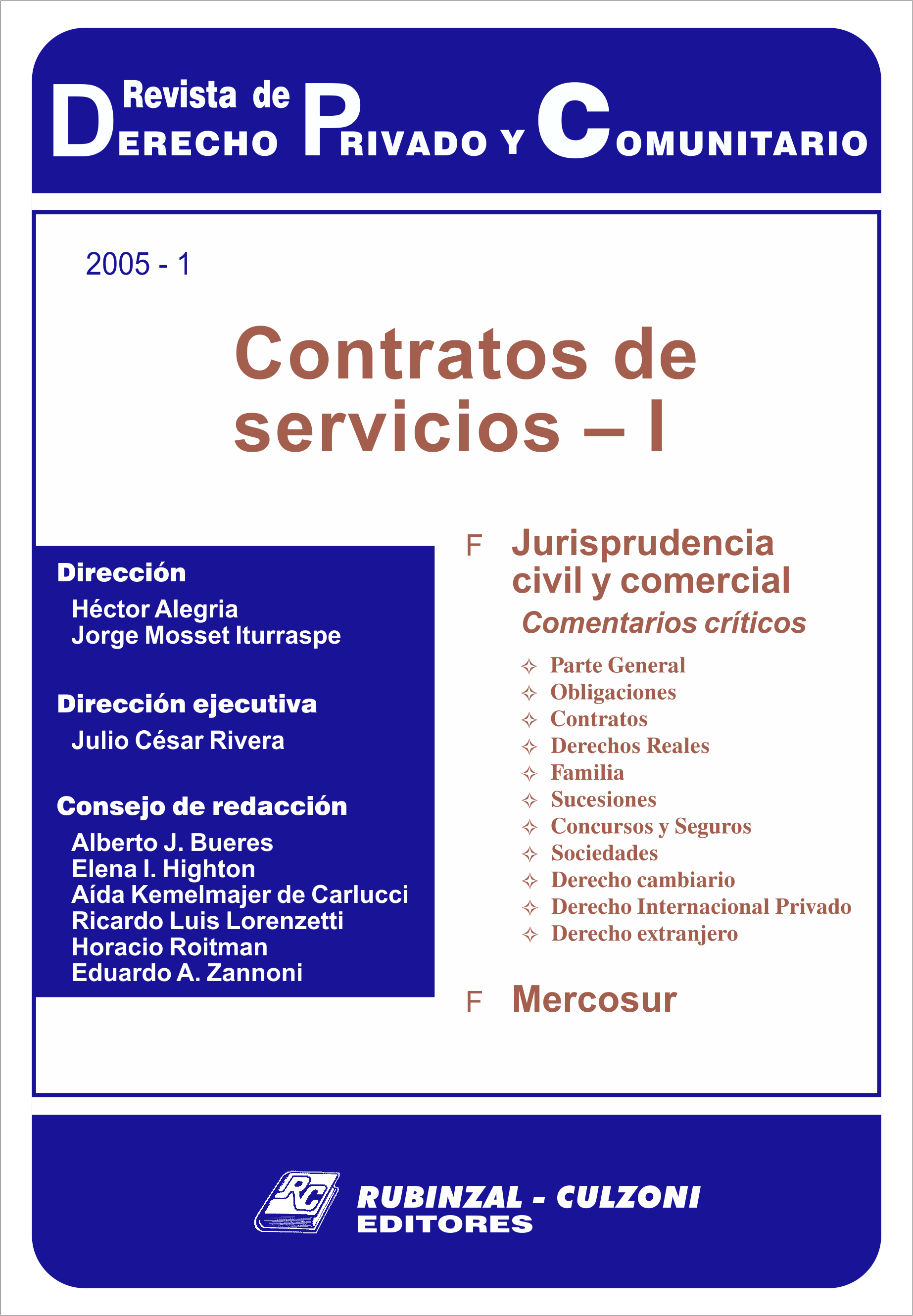 Revista de Derecho Privado y Comunitario - Contratos de servicios - I