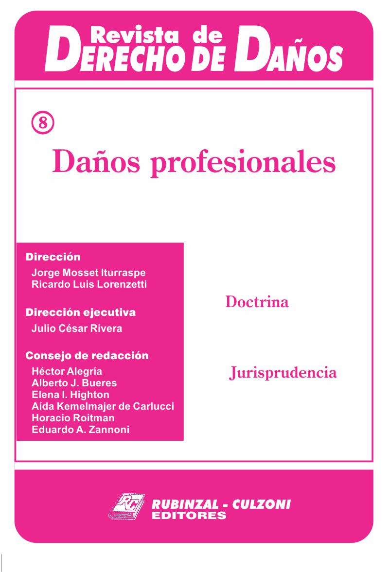 Revista de Derecho de Daños - Daños profesionales.