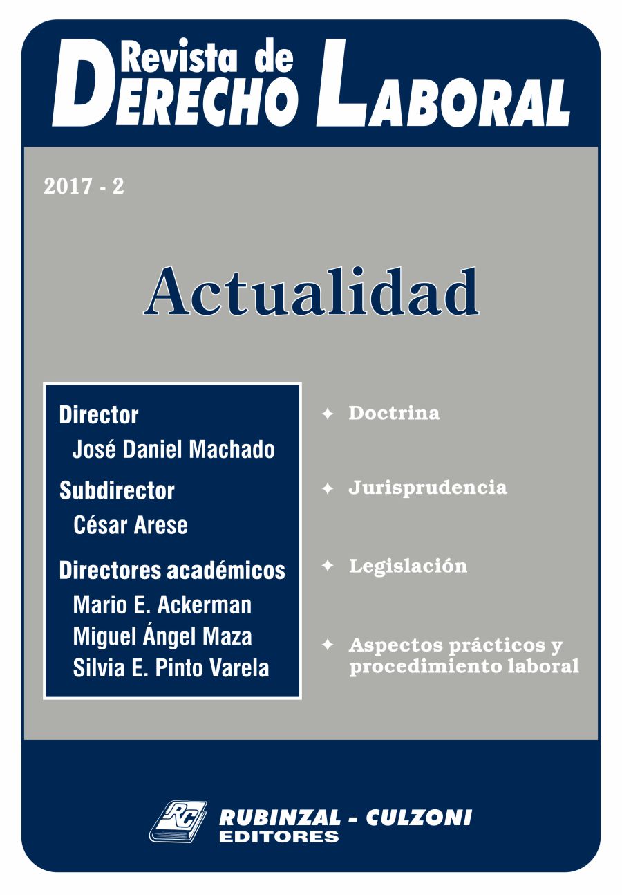 Revista de Derecho Laboral Actualidad - Año 2017 - 2