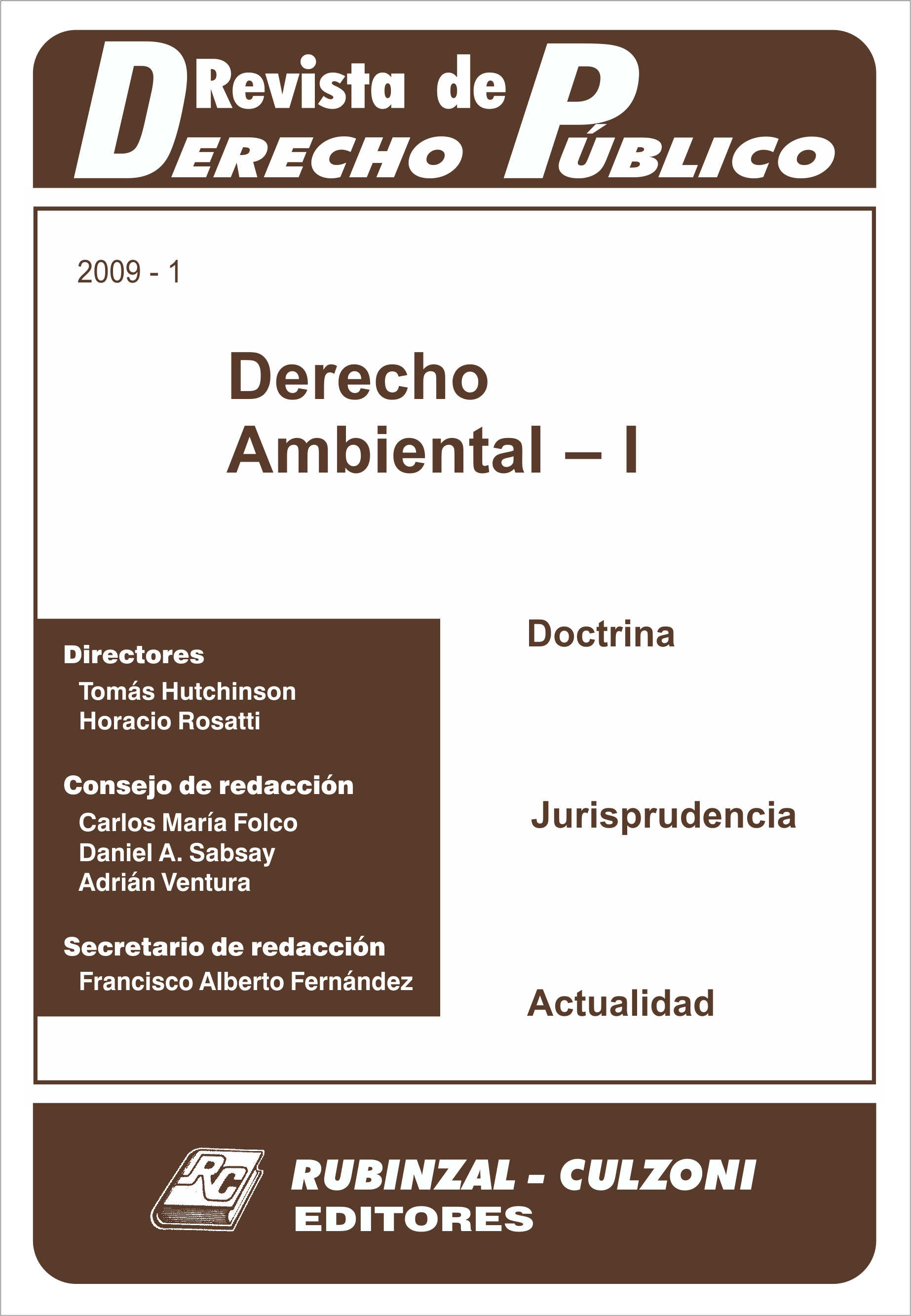 Derecho Ambiental - I. [2009-1]