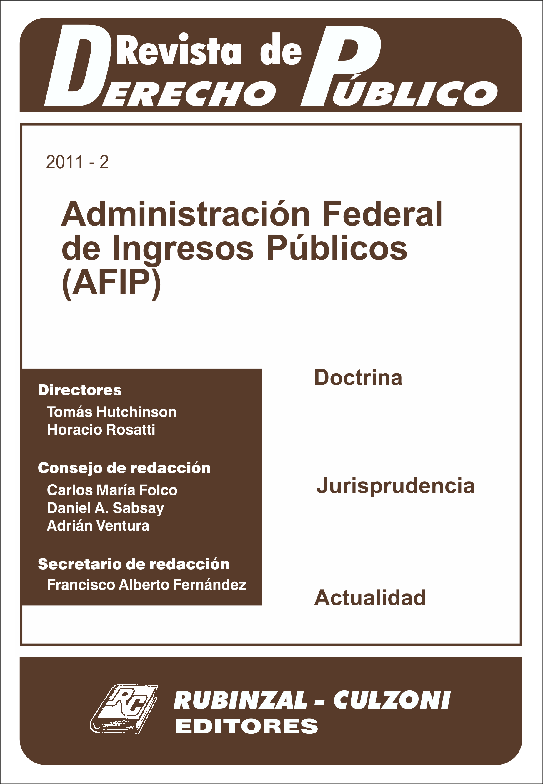 Revista de Derecho Público - Administración Federal de Ingresos Públicos 