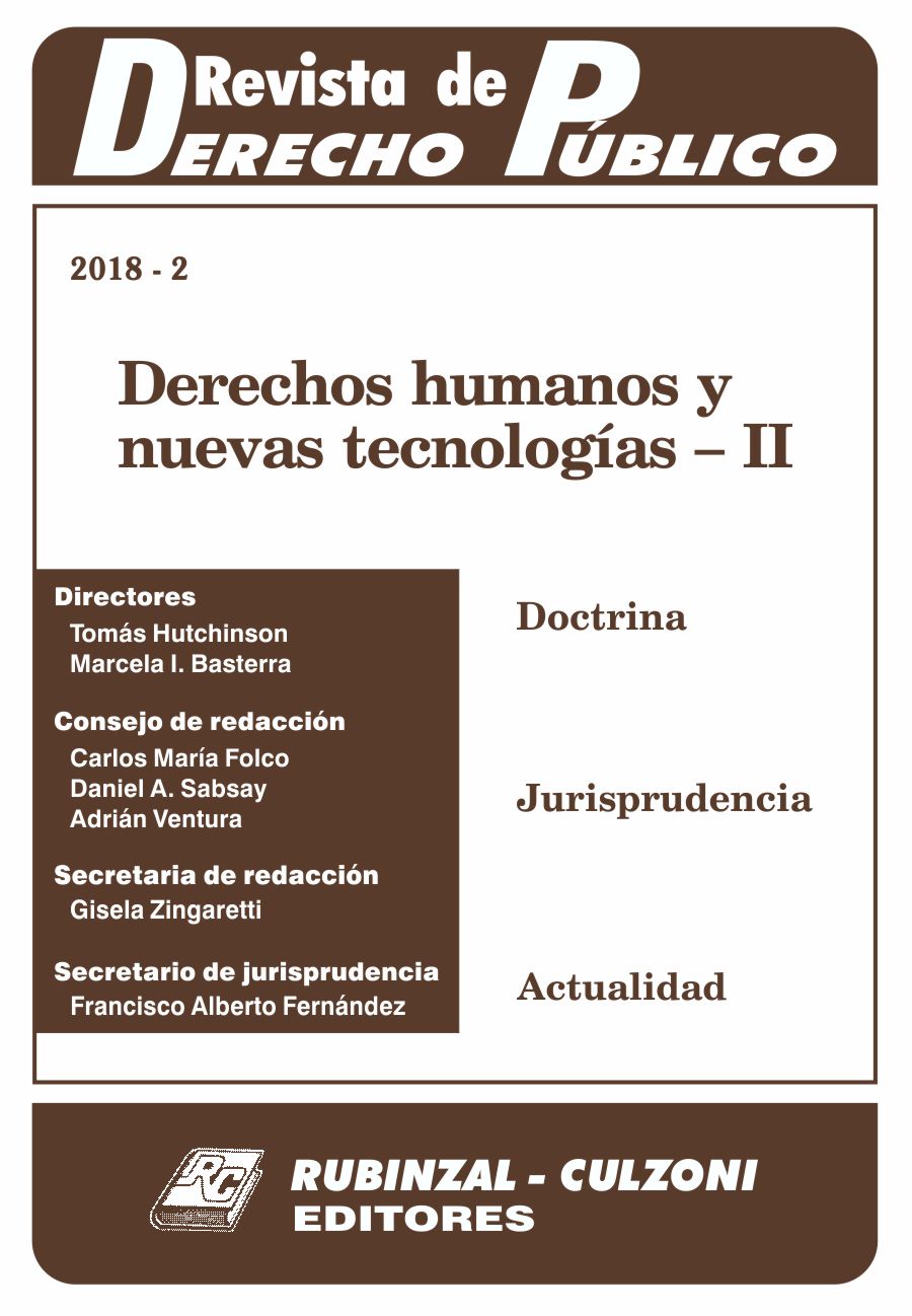 Derechos humanos y nuevas tecnologías - II [2018-2]